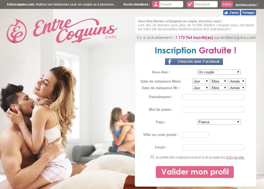 Entre coquins gratuit