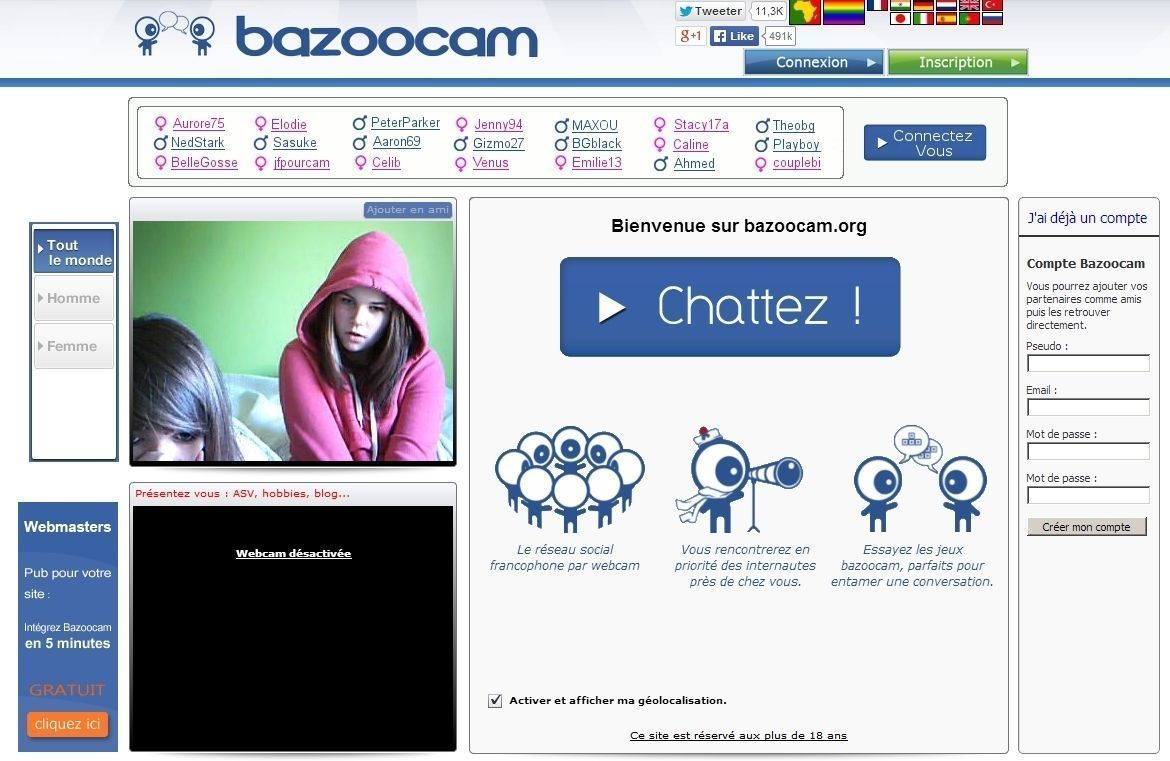 Bazoocam gratuit