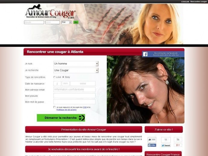 Amour cougar gratuit