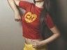 Des mannequins avec des T-Shirts sexy de Super-héros