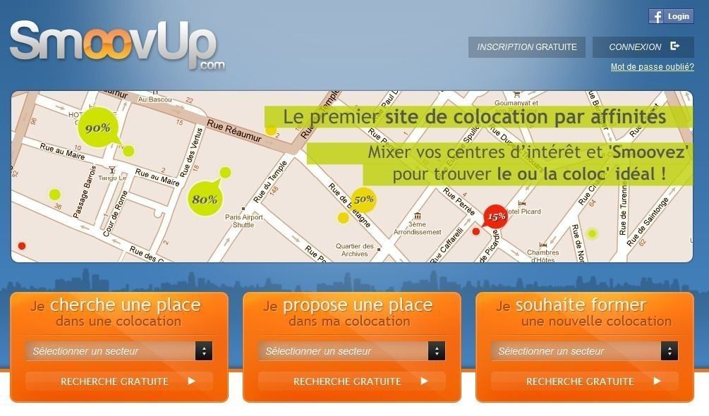 Smoovup : trouvez une colocation par affinités