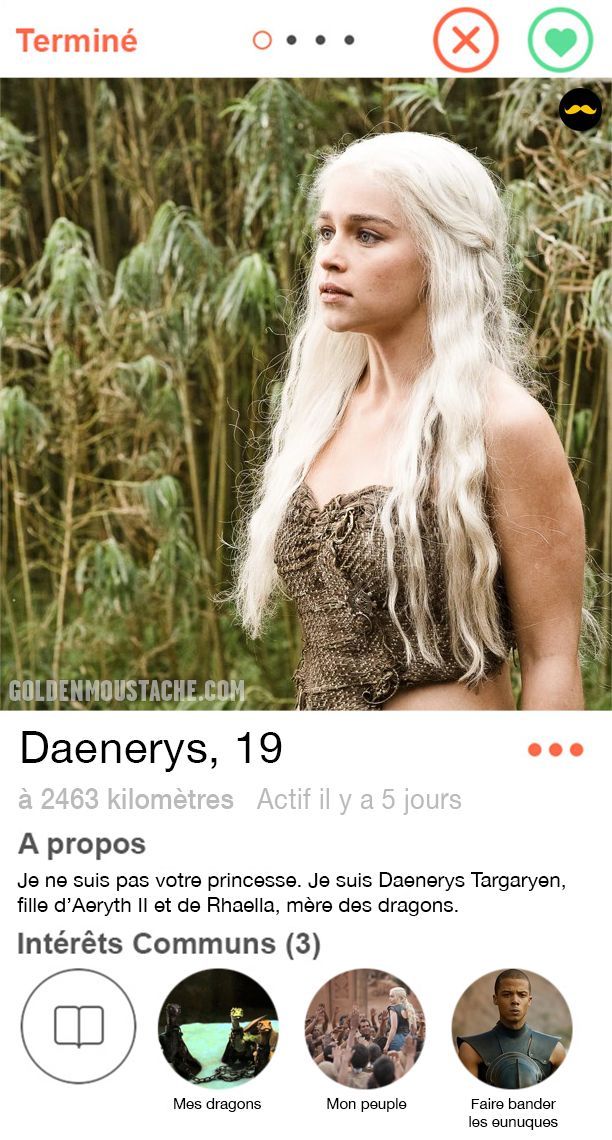 Les profils Tinder de 30 personnages de série : Barney, Ross, Jack Bauer, Penny, Buffy, Dexter et beaucoup d'autres