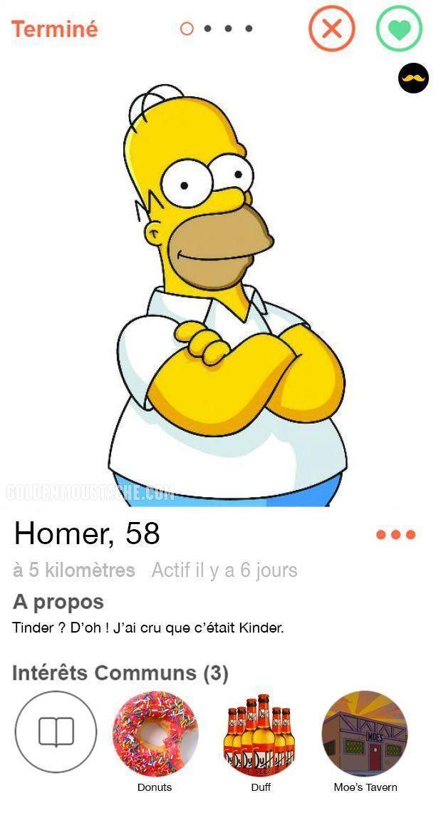 Les profils Tinder de 30 personnages de série : Barney, Ross, Jack Bauer, Penny, Buffy, Dexter et beaucoup d'autres