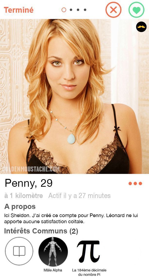 Les profils Tinder de 30 personnages de série : Barney, Ross, Jack Bauer, Penny, Buffy, Dexter et beaucoup d'autres