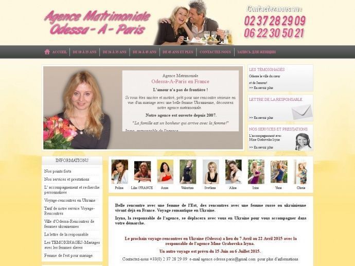 Agence matrimoniale paris gratuit