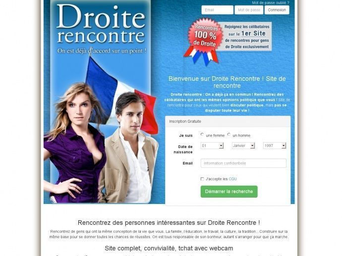 Droite rencontre gratuit