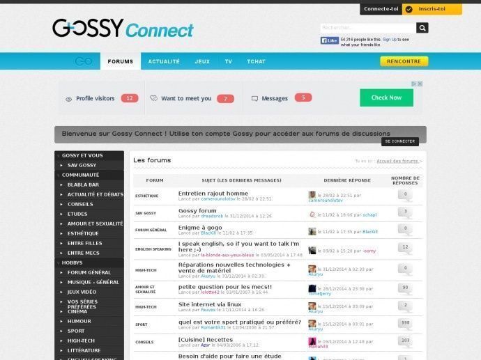 Gossy Connect gratuit