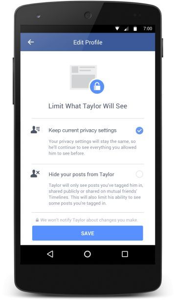 Facebook crée une nouvelle fonctionnalité pour oublier votre Ex