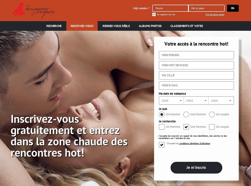 Hexagone coquin gratuit