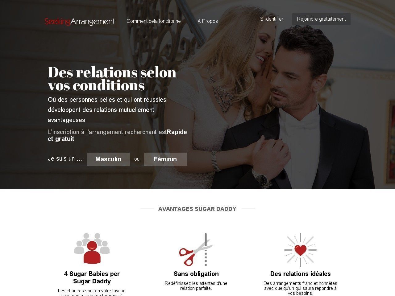 Seeking arrangement gratuit