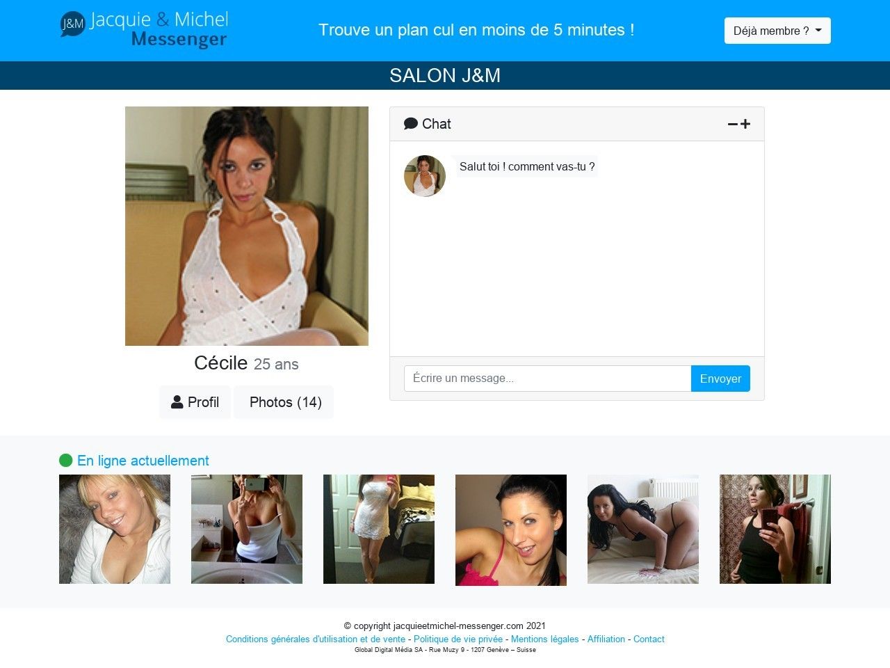 Jacquie & michel messenger gratuit