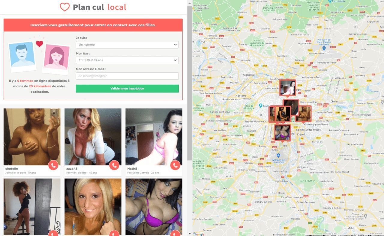 Plan cul local gratuit