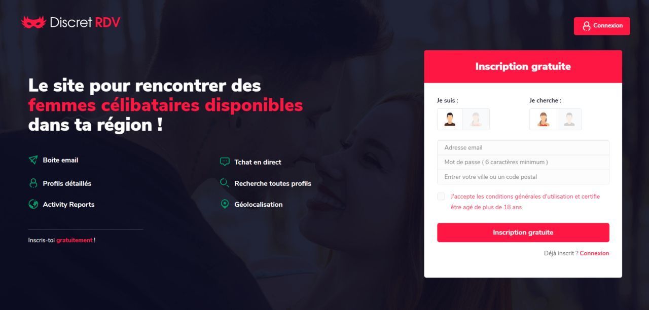 Discret RDV gratuit